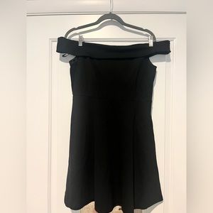 Lulu’s Black Off The Shoulder Dress